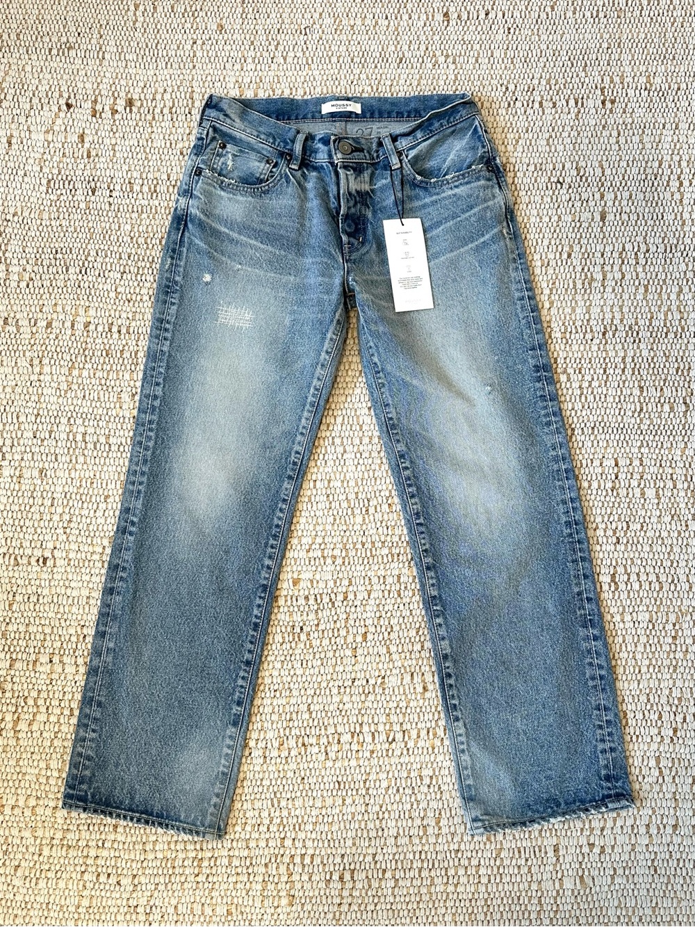 NWT Moussy Vintage Aurantia Straight Jeans Size 27 - Picture 6 of 10